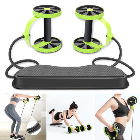 Ab Roller Wheel Abdominal Muscle Trainer Wheel Arm Waist Leg Exercise Multi-functional